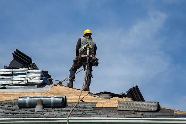 Professional Roofing technician working in Shippingport, PA